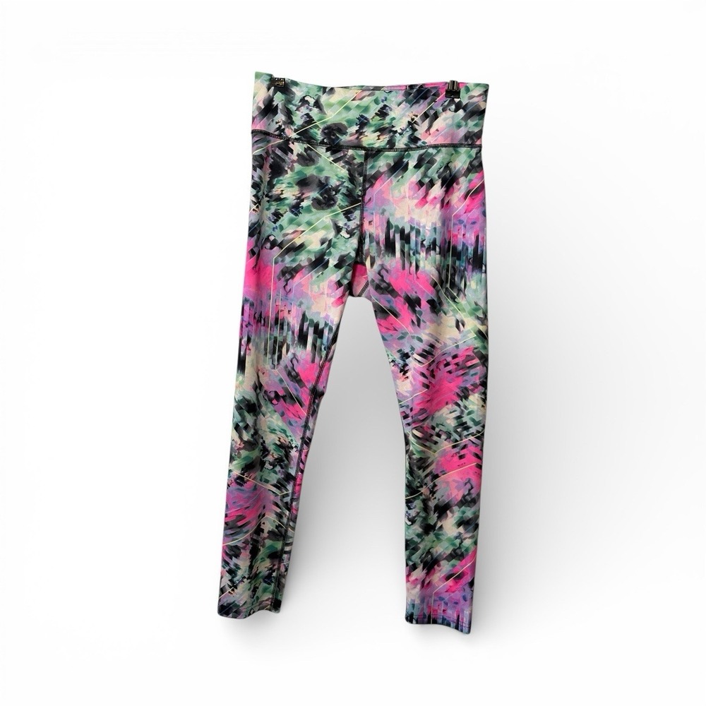 Fila Sport Womens Athletic Leggings‎ Athletic Pants Abstract Print Size L